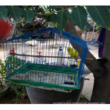 China Factory High Quality Beautiful Blue Metal Wire Bird Cage